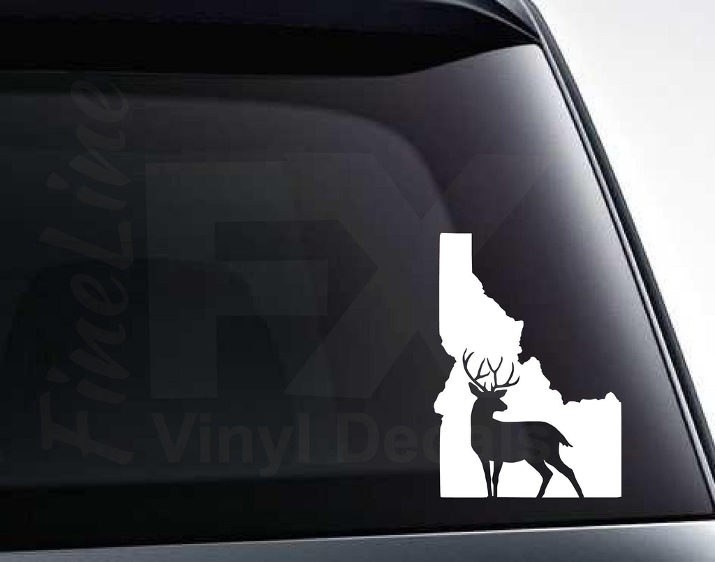 Idaho Deer Hunting Vinyl Decal Sticker / Decal For Cars, Laptops, Tumblers And More