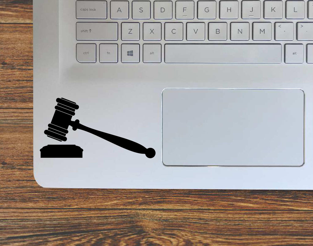 Lawyer Judge Courtroom Gavel Vinyl Decal Sticker / Decal For Cars, Laptops, Tumblers and More
