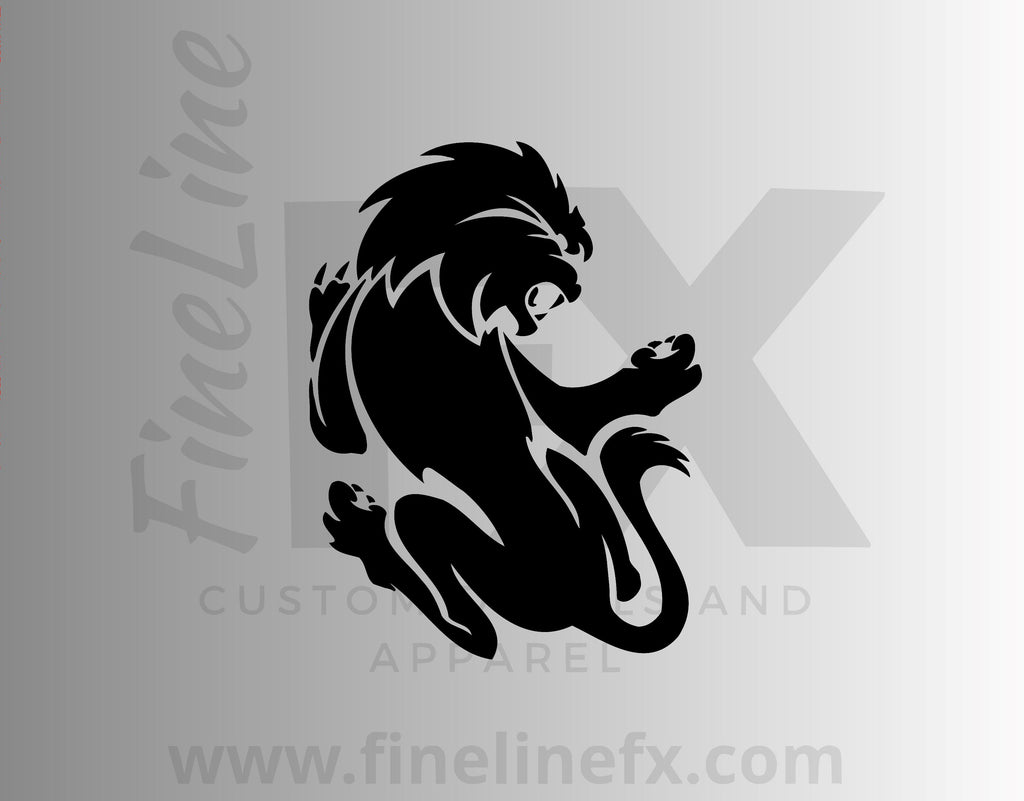 Lion Leo Zodiac Design Vinyl Decal Sticker - FineLineFX