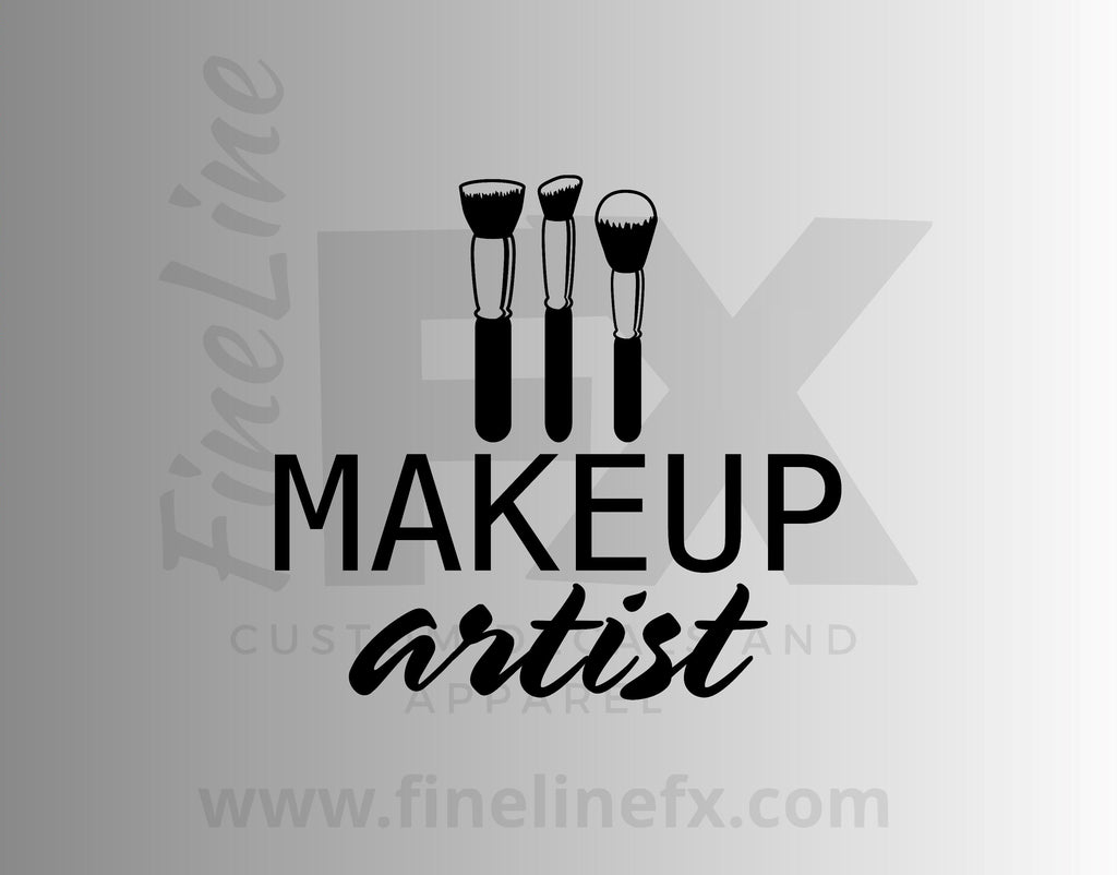 Makeup Artist Vinyl Decal Sticker - FineLineFX
