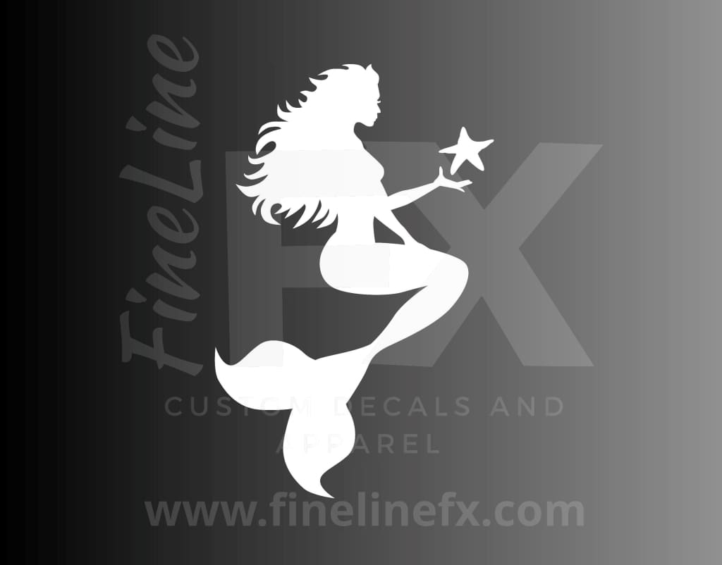 Mermaid Vinyl Decal Sticker - FineLineFX