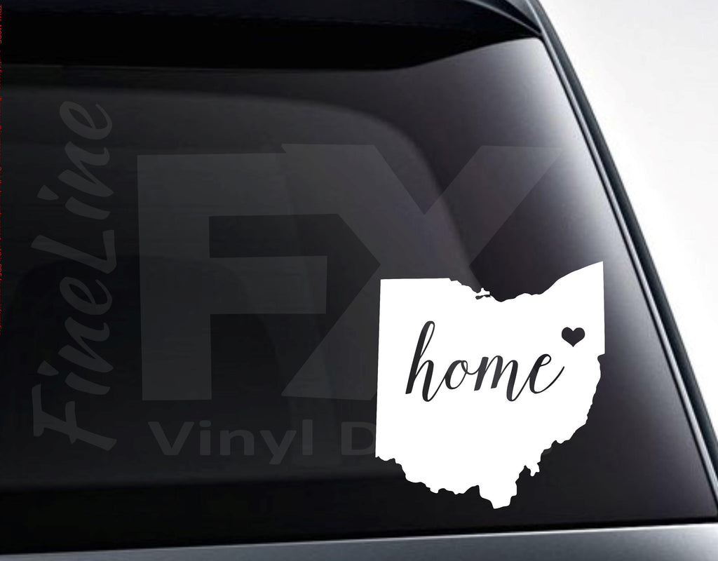 Ohio Home Decal Sticker