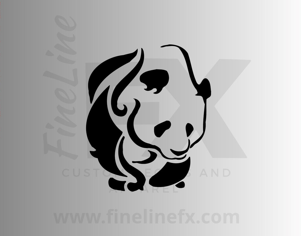 Panda Bear Vinyl Decal Sticker - FineLineFX