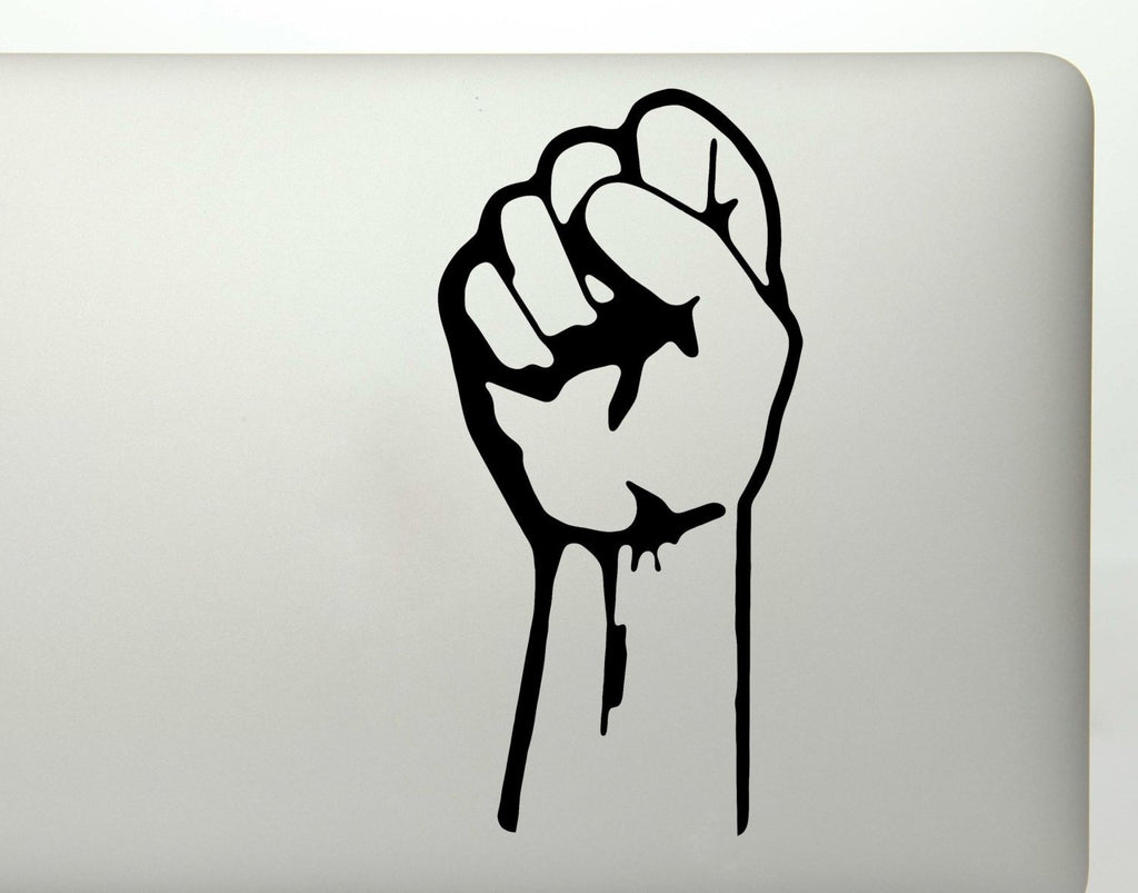 Raised Fist, Resist Sign Vinyl Decal Sticker - FineLineFX