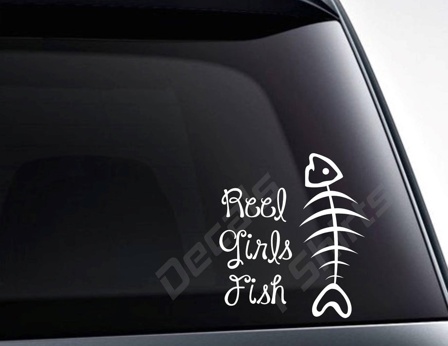 Reel Girls Fish Vinyl Decal Sticker – FineLineFX Vinyl Decals