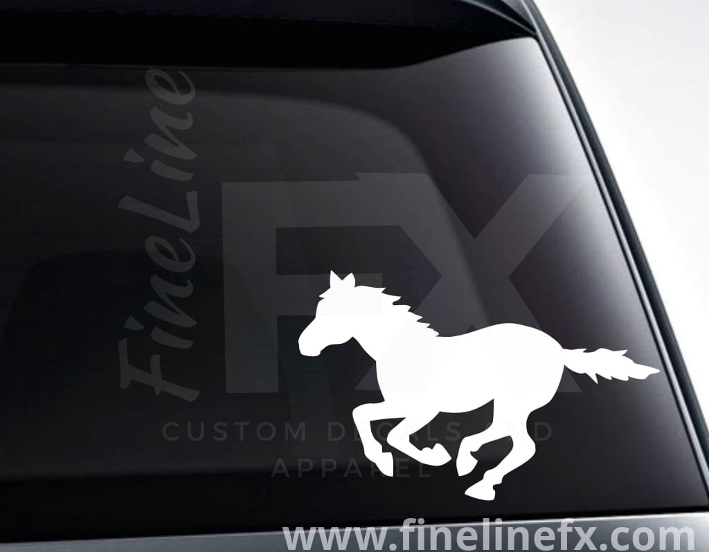 Rodeo Mustang Horse Vinyl Decal Sticker - FineLineFX