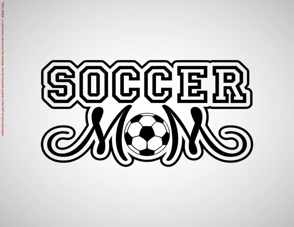 Soccer Mom Vinyl Decal Sticker - FineLineFX