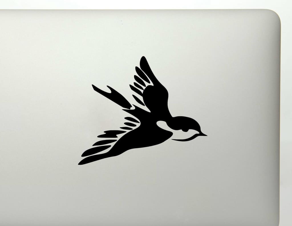 Swallow Bird Tattoo Vinyl Decal Sticker - FineLineFX